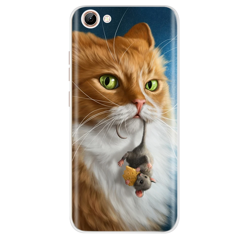 For Vivo Y71 4G Case 1801i 1724 Cute Cat Butterfly Soft Silicone Phone Case For Vivo Y71i Vivo Y 71 i 1801 Back Cover TPU Fundas
