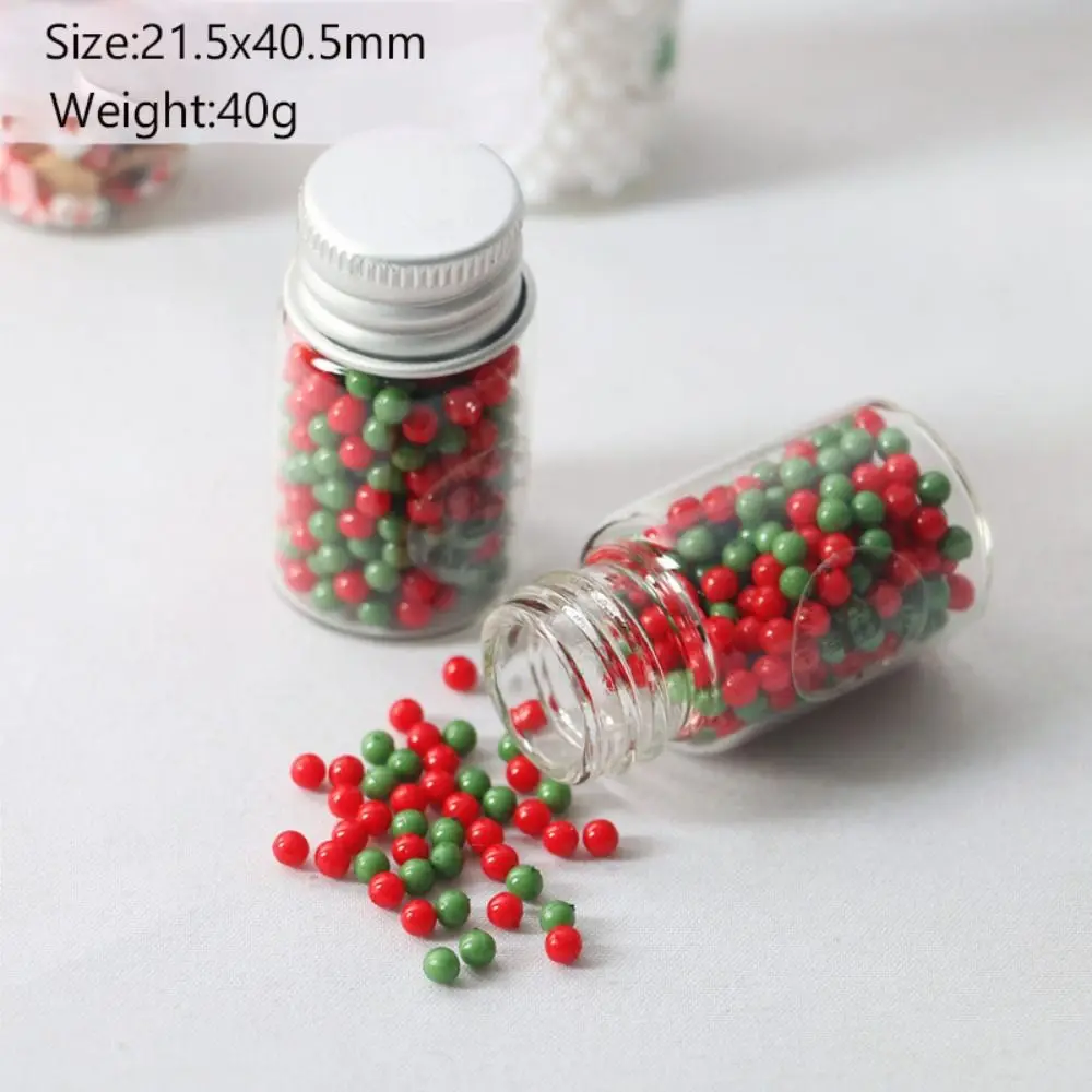 Doll Christmas Candy Doll House Miniature Christmas Decoration Miniature DIY Saints' Day Snowball Decoration Saints' Day