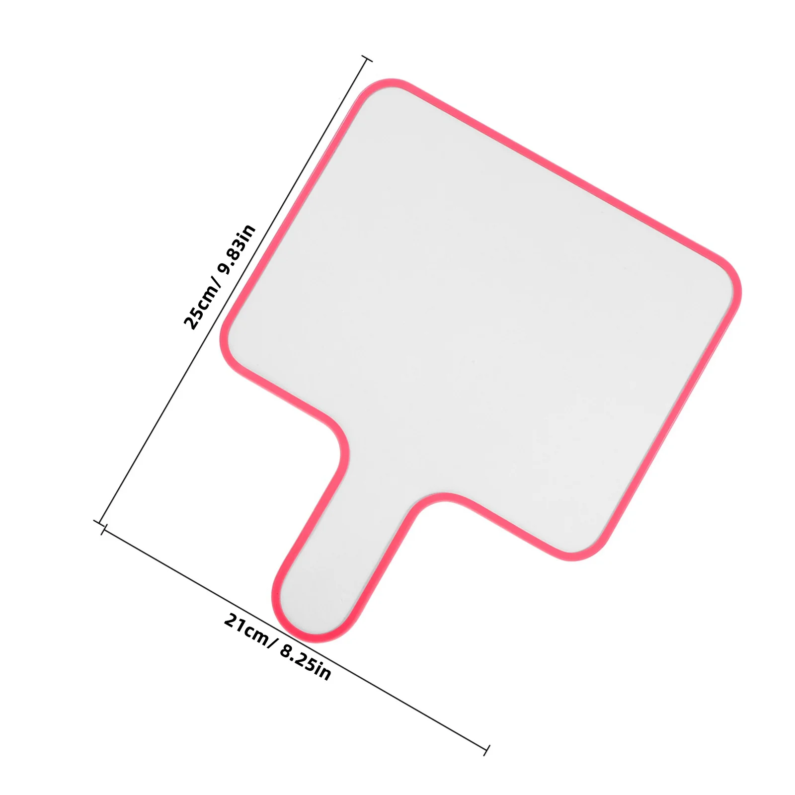 2 قطعة السبورة البيضاء الفارغة المحمولة الصغيرة الجافة محو المجلس للطلاب والمعلمين مزدوجة الوجهين قابل للمسح مجداف النتائج #3