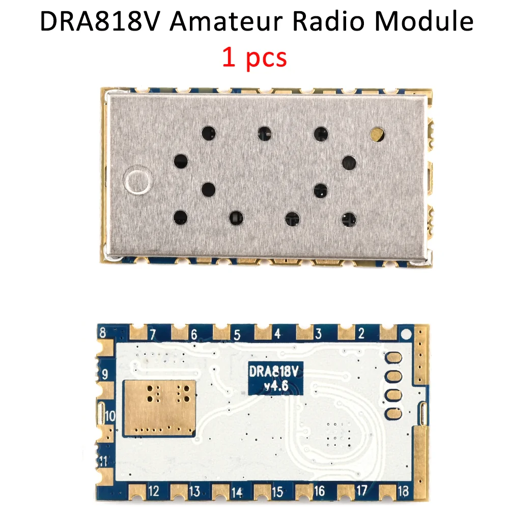 Ziqqucu DRA818V Amateur Radio Module 144MHz 145MHz 146MHz 154MHz 174MHz Frequency VHF HAM Amateur Radio Board DIY Kit