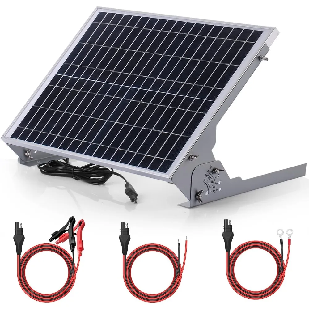 20W 12V Solar Batte… - image