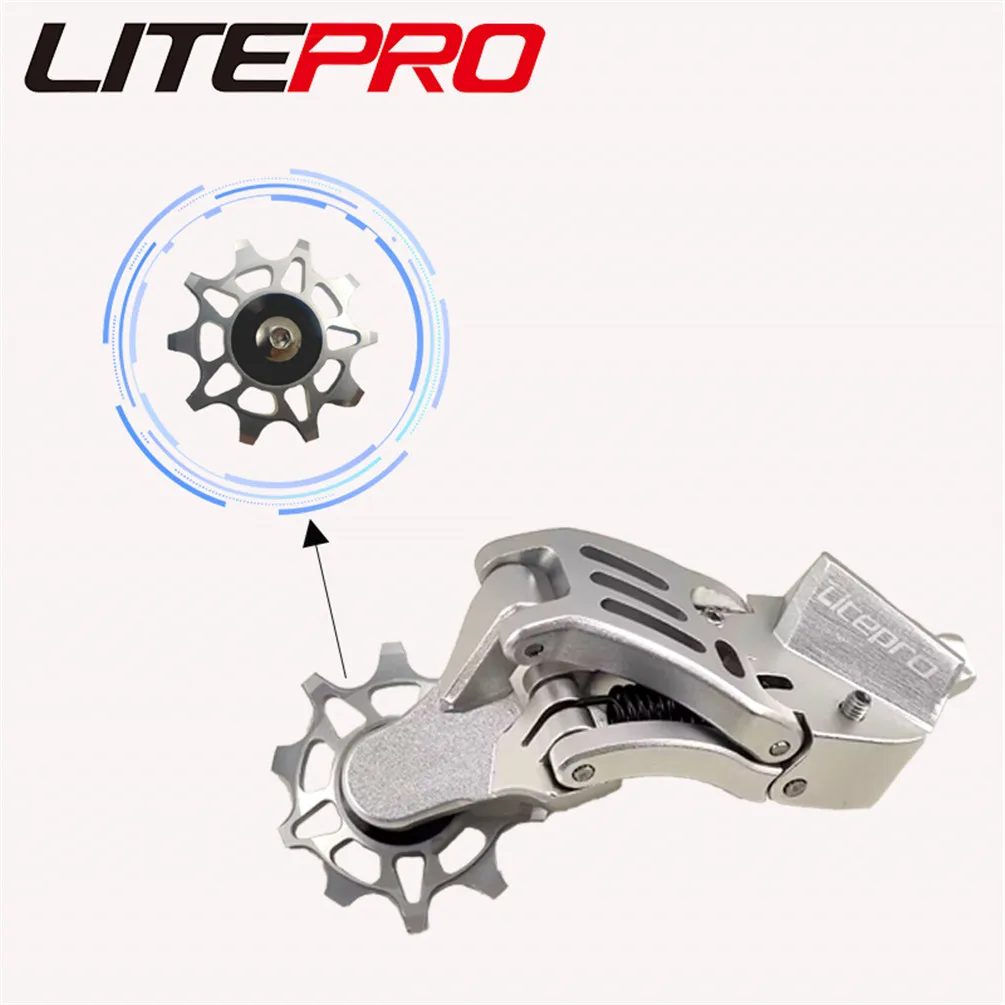 Litepro External 7Speed Chain Tensioner DIP Shifter For Brompton Bike Aluminum Alloy Rear Derailleurs Transmission