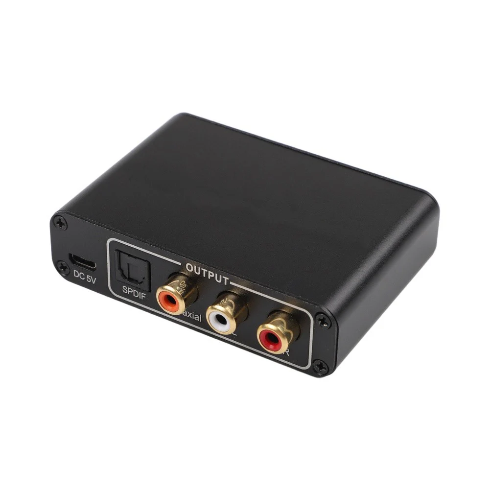 Audio extractor compatible with HDTVs featuring simultaneous audio output via optical for coaxial 3 5mm and connections