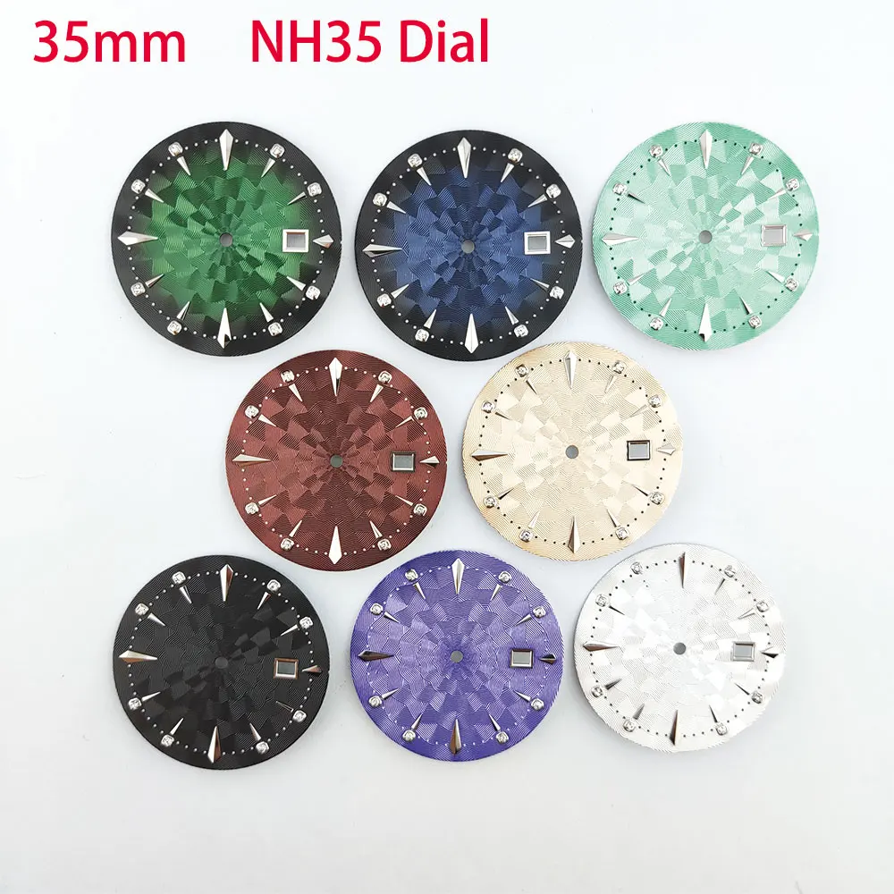 35mm NH35 Cocktail dial Modified watch accessories NH35 NH36 automatic movement Custom watch dial