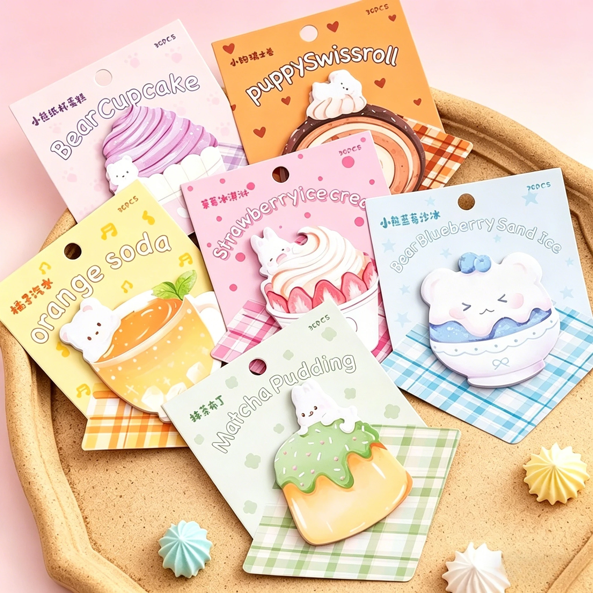 30sheets Cartoon Cute Pet Sweetheart Memo Notes Ins Style St