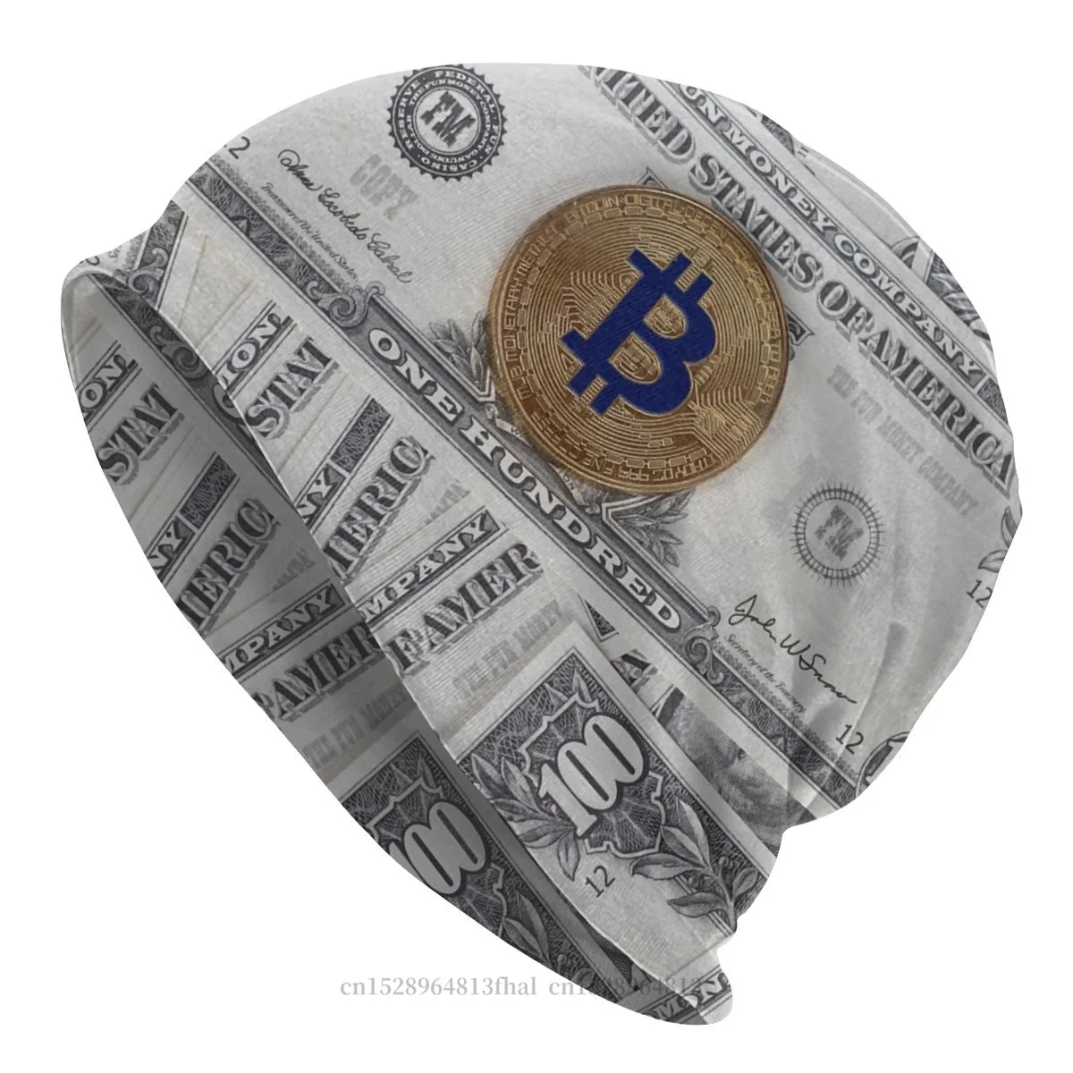 

Bonnet Hats Bitcoin Virtual Encrypted Digital Men Women's Thin Hat Money Art Spring Warm Cap Design Skullies Beanies Caps