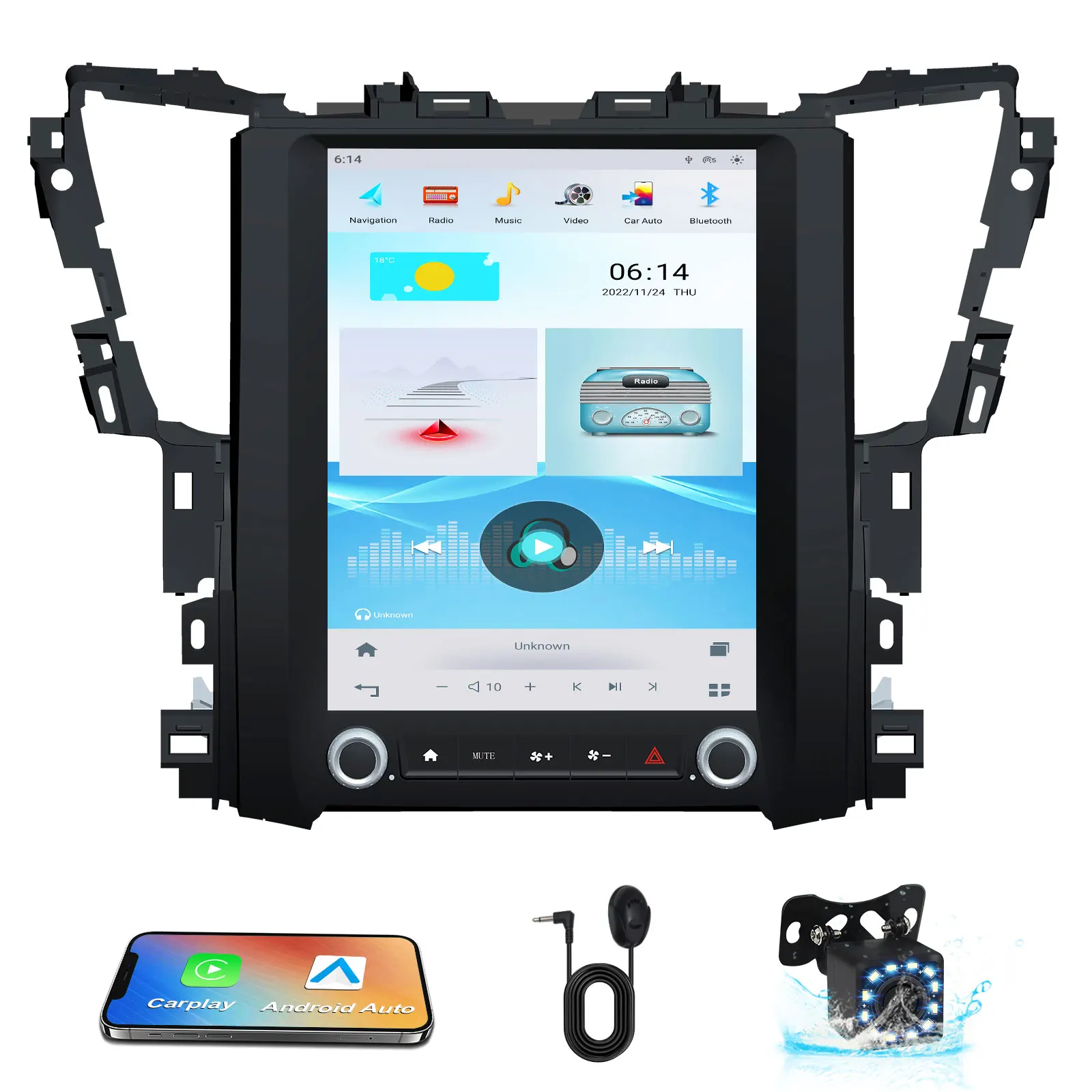 

12.1inch Android 9 PX6 8G+128G For TOYOTA Alphard 2015- AH30 LEXUS GX460 GX470 Car Multimedia CAR GPS AUTO CAR RADIO CAR STEREO