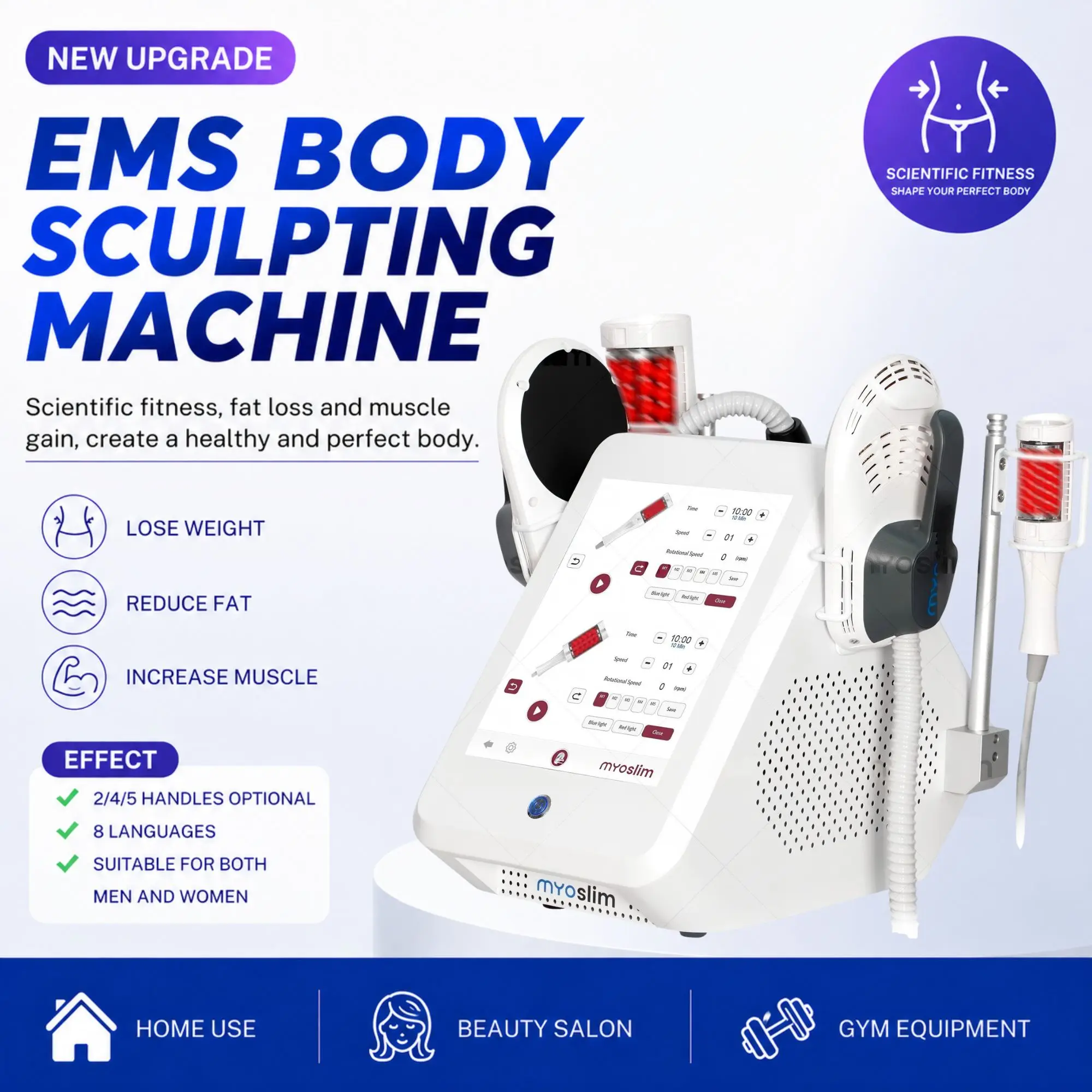 360 Degree Vacuum Massage Machine Inner Ball Roller for Cellulite Weight Loss Body Slimming Fat Removal - 360 Degree Rolling