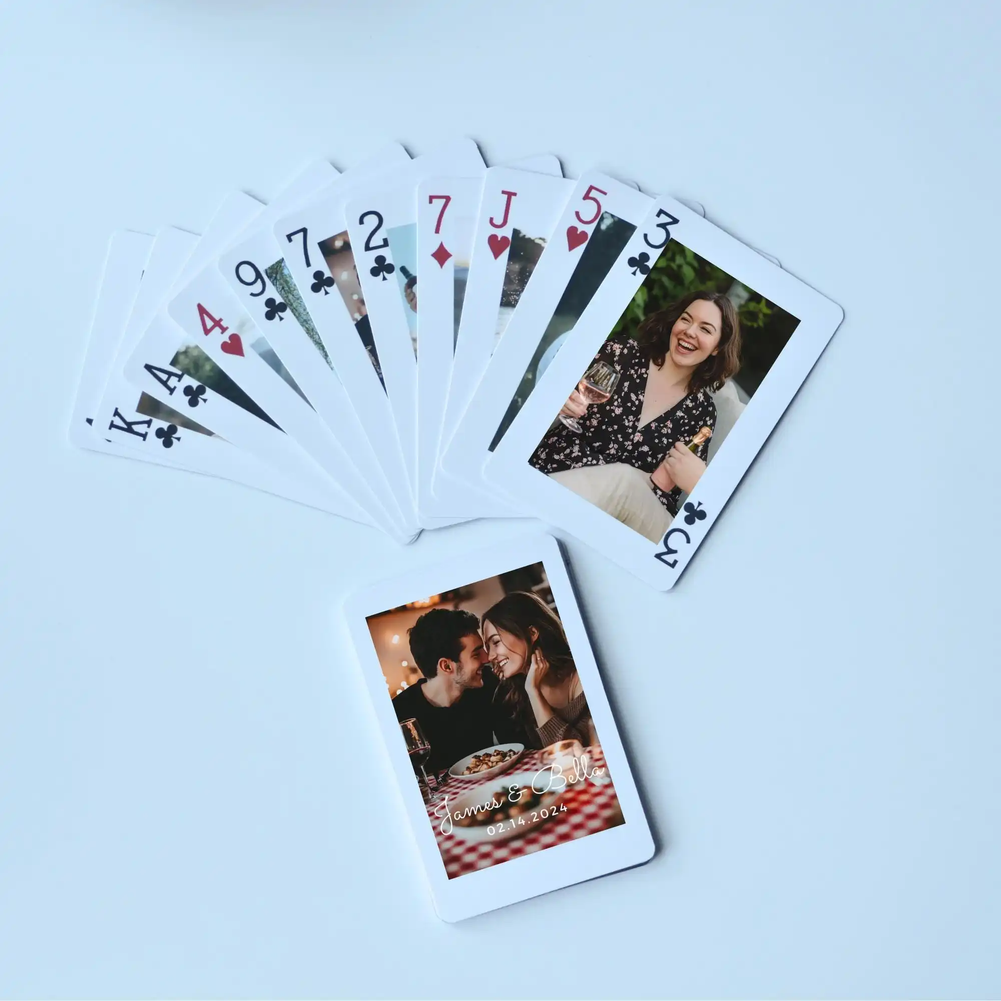 

Personalized Cultural Poker Playing Cards,Alternatief bruiloftsgastenboek,Customized Printing of Photos,Wedding Party Gifts