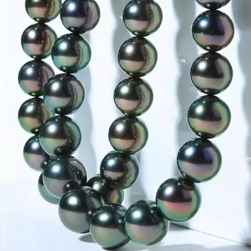 

Ожерелье с жемчугом «Таитянский черный павлин», 10–11 мм, 16,5 дюйма