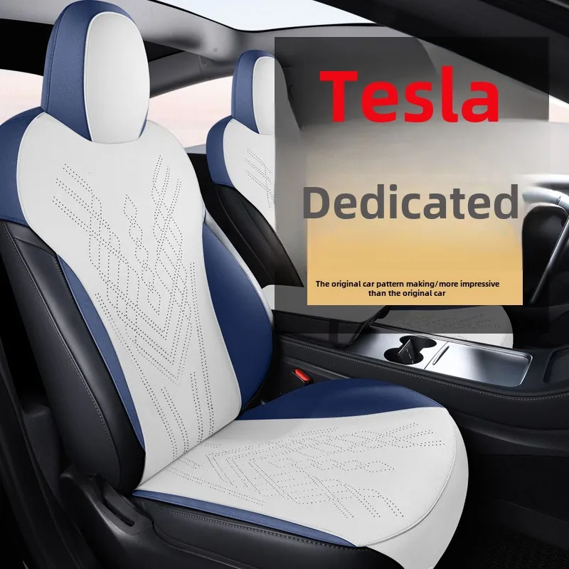 

NEW Car Seat Cushion For Tesla Model Y 2021 2022 2023 Four Seasons Seat Cushion Seat Cover Saddle Seat Cushion Pad Half Covered