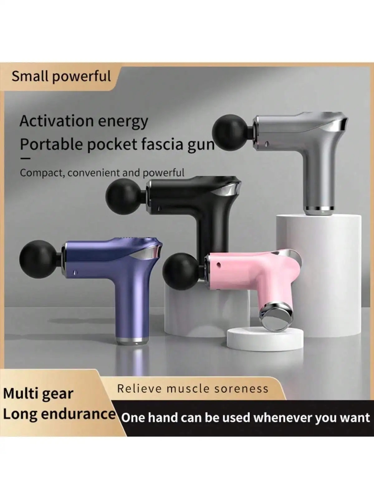 

Electric Fascia Massager Muscle Massage Portable Relaxation