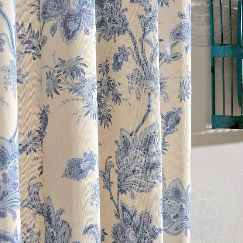 Vorhangstoff, moderne, minimalistische Vorhänge für Wohnzimmer, Esszimmer, Schlafzimmer, bedruckte Vorhänge aus Polyester-Baumwolle – Detail 2