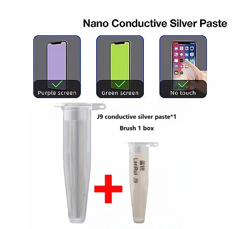 

Нанопроводящая серебряная паста ITO, проводящая серебряная паста, гибкая схема ремонта экрана, серебряная паста для ремонта телефона