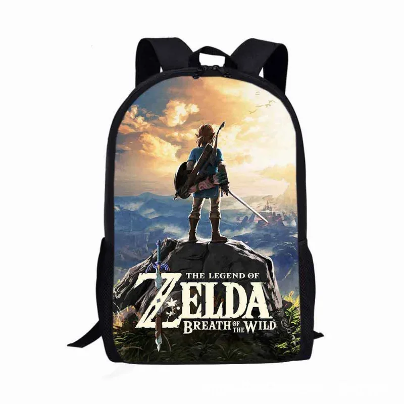 Game The Legend of Zeldaes Schoolbag Children Backpack Big Capacity Travel Laptop Bag Kawaii Student Cosplay Backpack Kids Gift