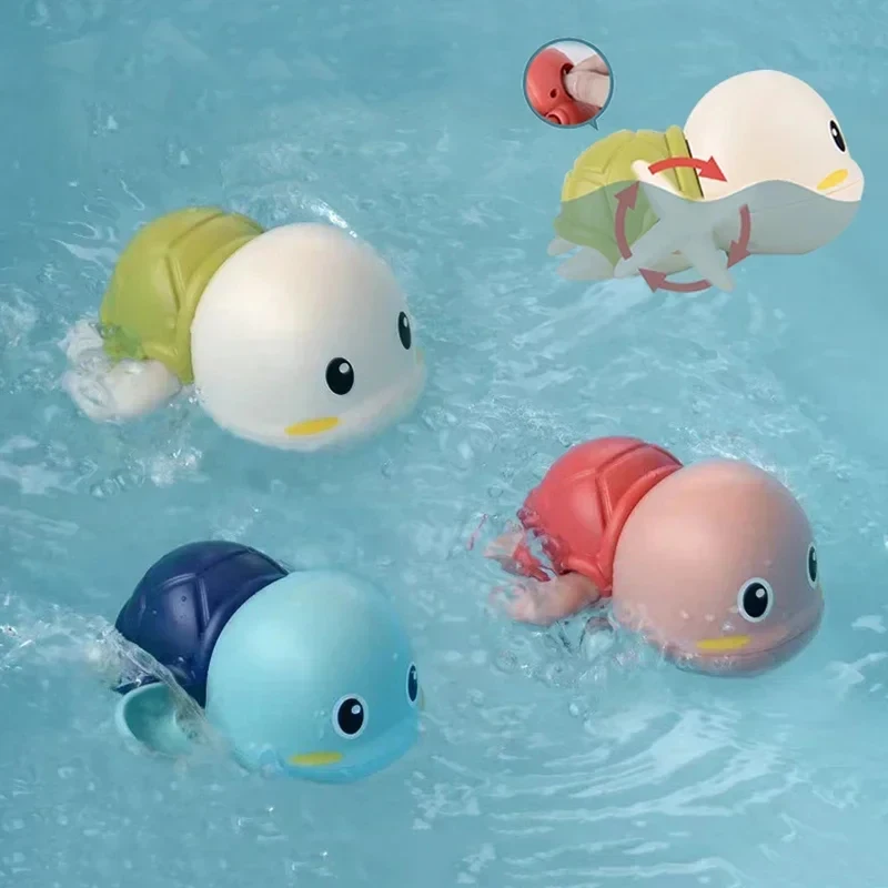 Brinquedos de banho para bebês, brinquedos de banho para crianças, novos brinquedos de banho para bebês, sapinhos fofos, brinquedos de banho com mecanismo de relógio, brinquedos infantis