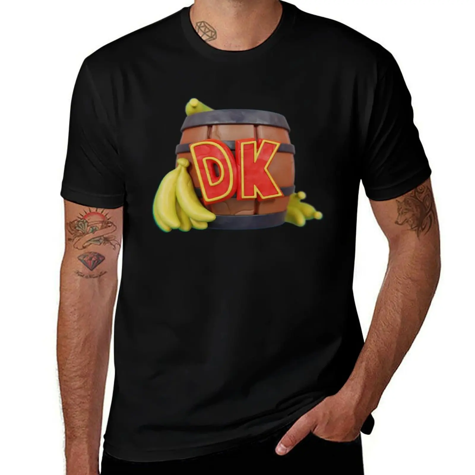 Donkey Banana Barrel T-Shirt Urban Style Print T-Shirt