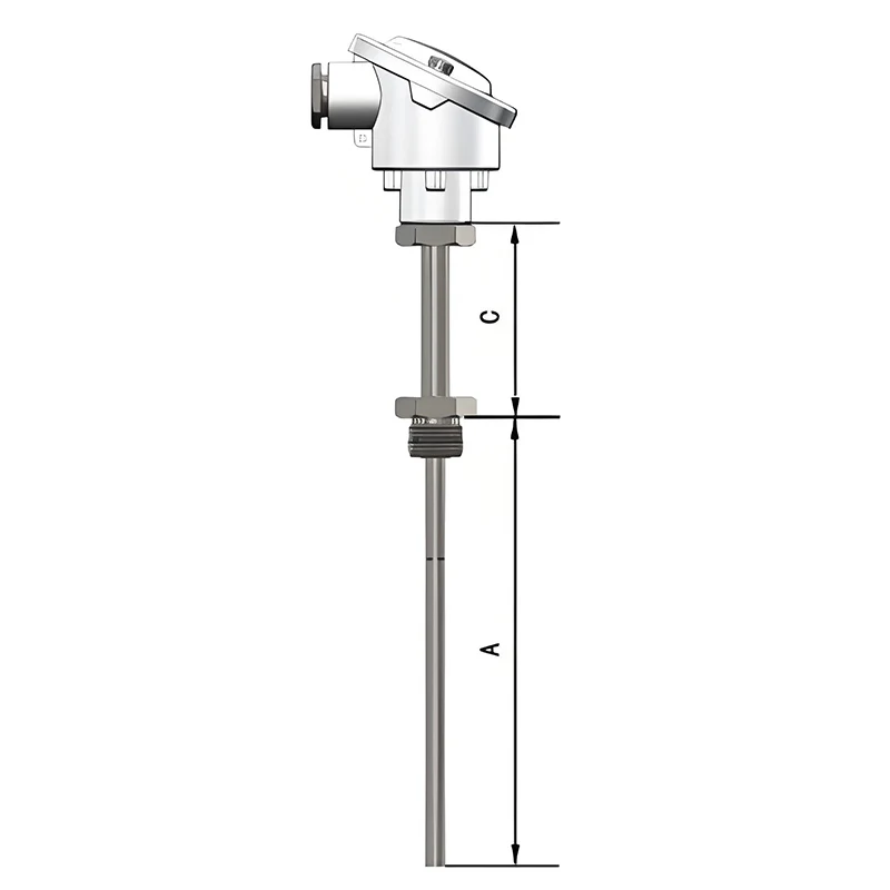 

Stainless Steel Thermal Resistance Sensor Thermocouple Temperature Transmitter