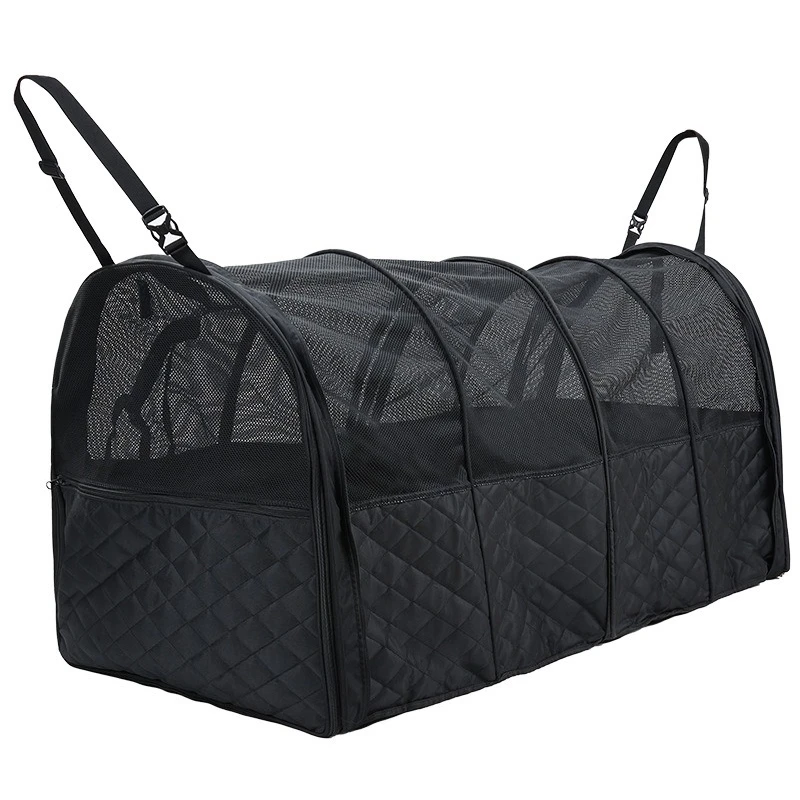 

Car tunnel cage, portable adjustable large puppy dog cage