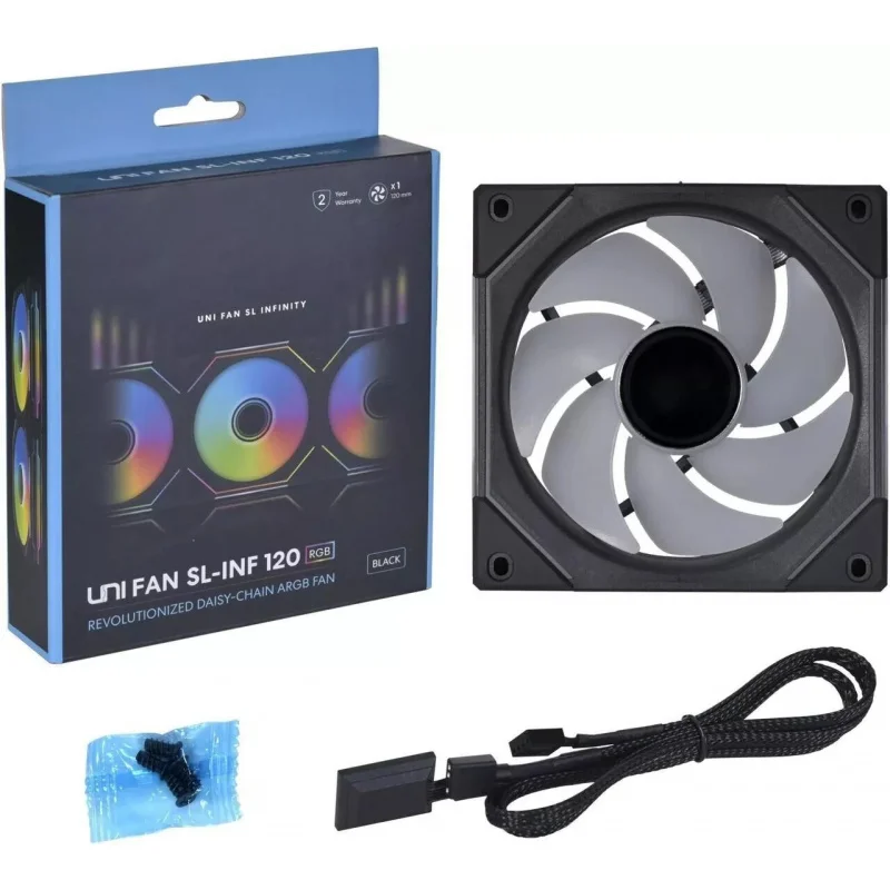 

S+ For LIAN LI UNI FAN SL INFINITY 120 RGB BLACK -UF-SLIN120-1B