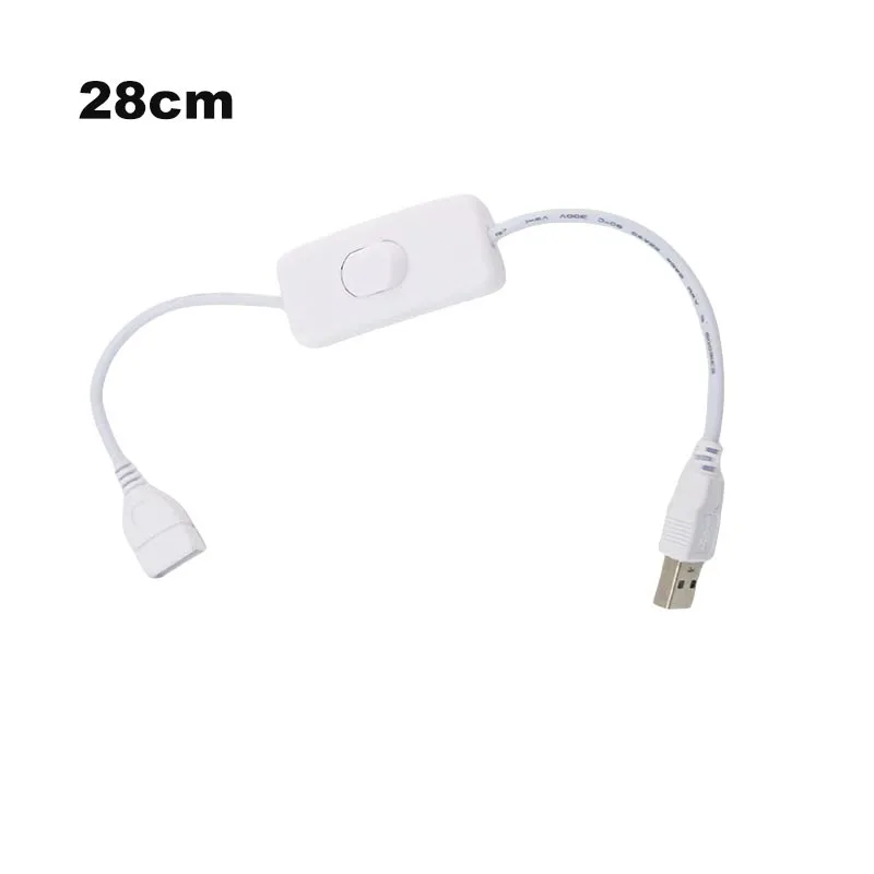 

1 шт., 28 см, белый USB-кабель «папа-мама» с переключателем ВКЛ/ВЫКЛ, удлинитель, линия питания, прочный адаптер J17