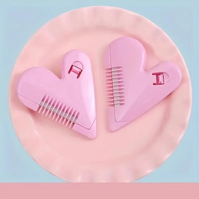 أداة تشذيب شعر العانة الوردية المحمولة للنساء ، أداة تشكيل خاصة وحصرية ، شفرة مشط ، 1 * *