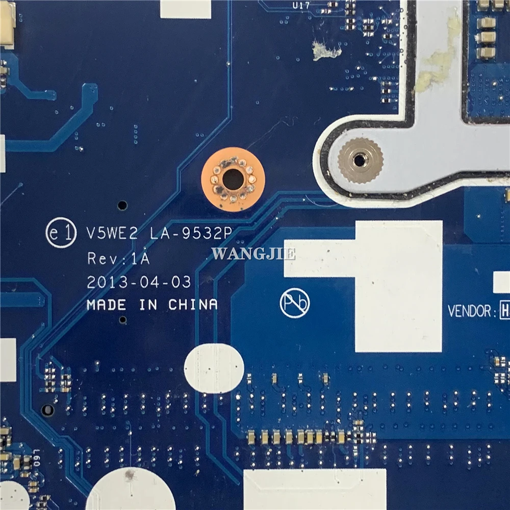 V5WE2 LA-9532P dla Acer Aspire E1-532 E1-532P płyta główna laptopa z DDR3L SR16Z i7-4500U NBMFM11008 NB.MFM11.00E
