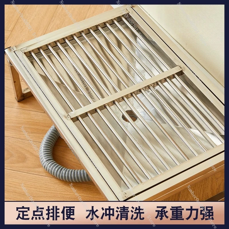 Stainless Steel Dog Toilet - Self-Cleaning Pet Potty Training Tray with Drainage for Indoor/Outdoor Use