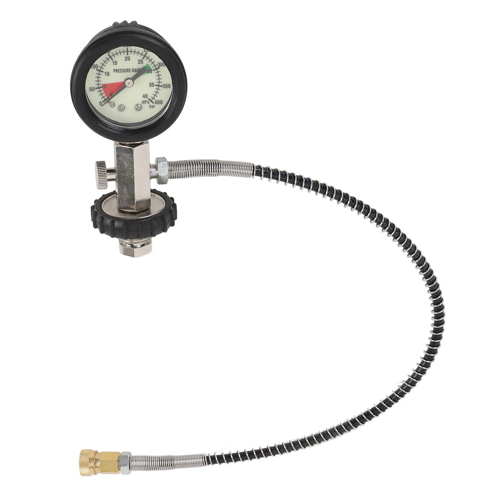 محول اسطوانة الغاز للغوص DIN صمام خزان كبير إلى زجاجات صغيرة محول متين وسهل الاستخدام لقياس ضغط الغوص