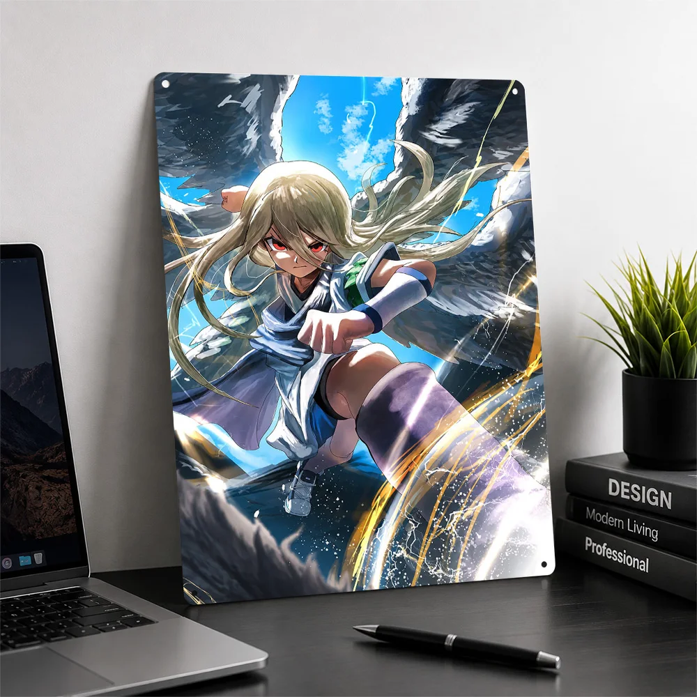 Inazuma Eleven Personalized 3D Textured Metal Poster Wall Art Vintage Tin Signs for Gaming Room Decoration Man Bedroom Stuff