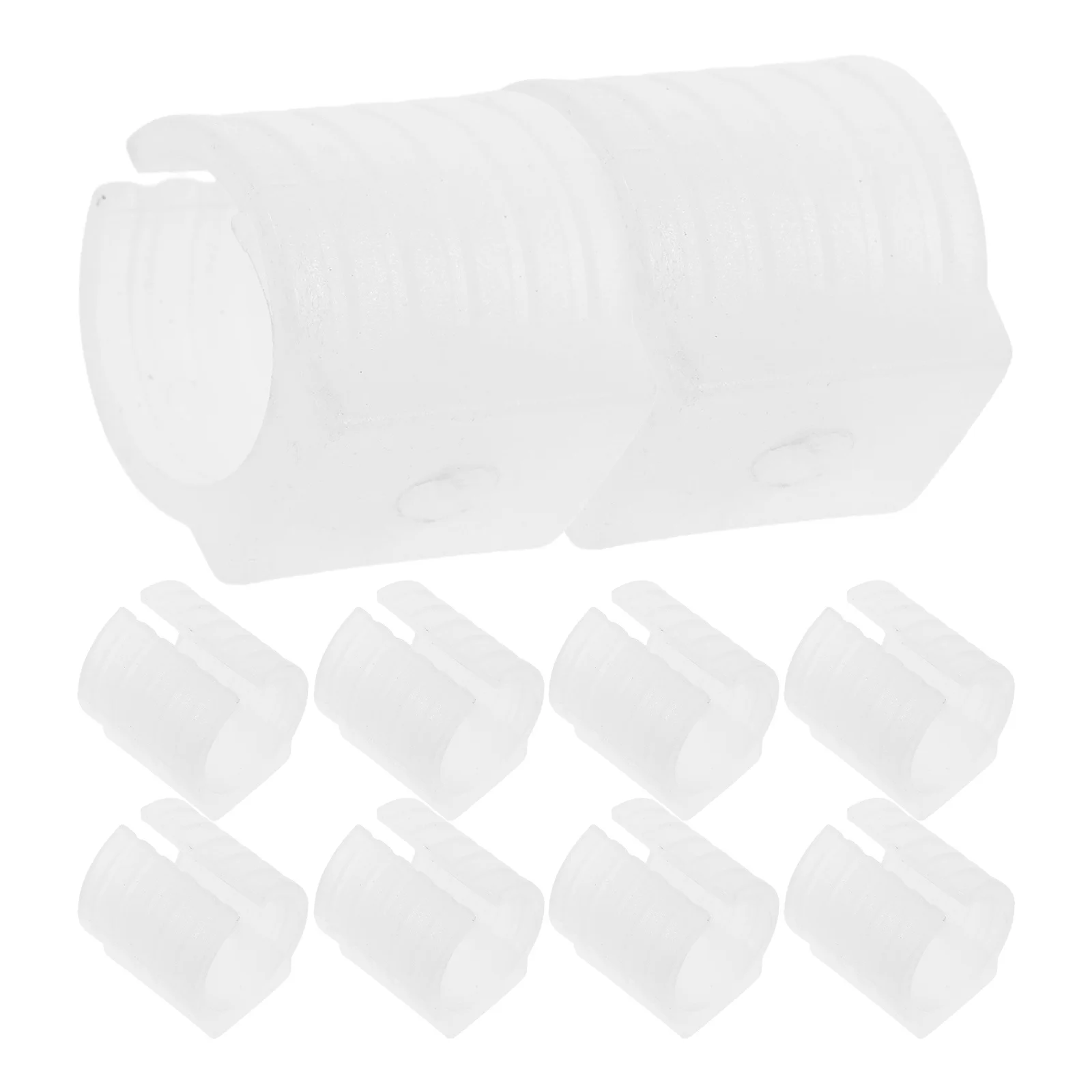 

10Pcs Arched Chair Foot Covers 19Mm Plastic U-Shaped Glides Floor Protectors Non-Slip for Bar Stools Sled Chairs Furniture Home