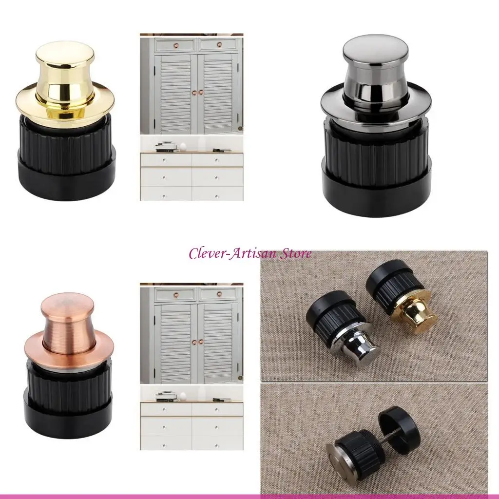 

E06B Retro Cabinet Cupboard Pulls Embedded Wardrobe Handle for Bedroom Kitchen
