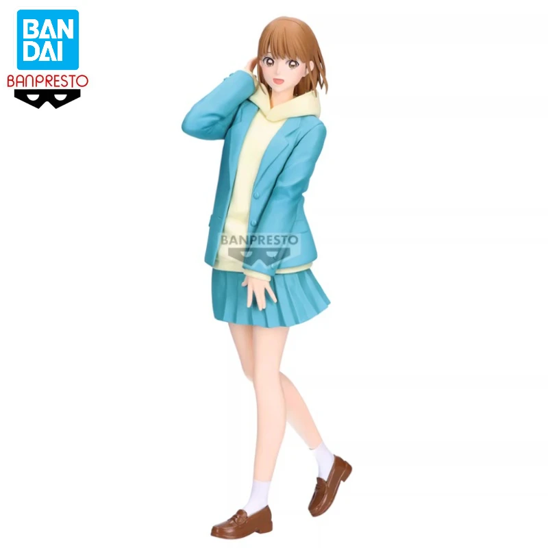 In Stock Bandai BANPRESTO Blue Box Kano Chinatsu Uniform Ver. Anime Action Figure Toy Gift Model Collection Hobby