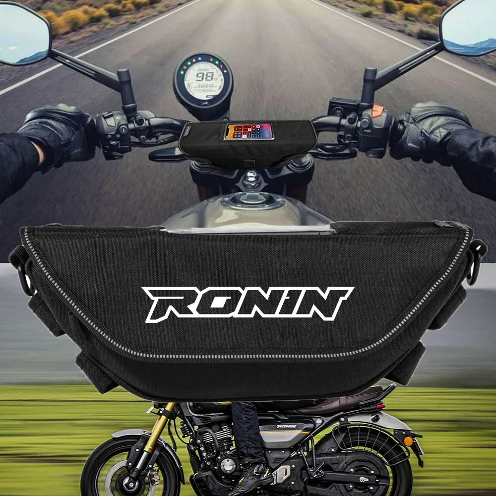 

For TVS RONIN ronin Ronin Motorcycle accessory Waterproof And Dustproof Handlebar Storage Bag navigation bag