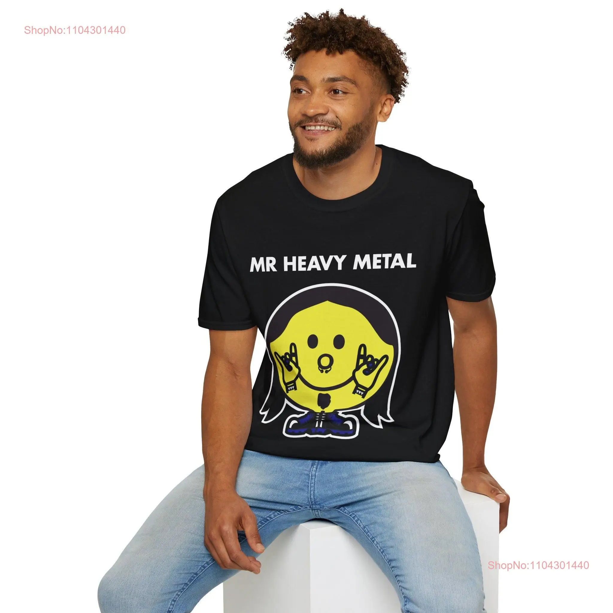 

Футболка в мягком стиле Mr Heavy Metal Rock Music Festival с длинными или короткими рукавами