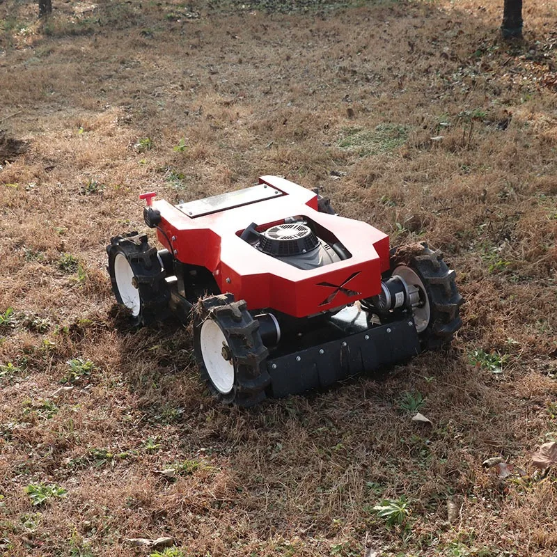 4WD electric lawn mower with self-propelled 4-wheel drive remote control robot for weeding cordless 4-stroke engine