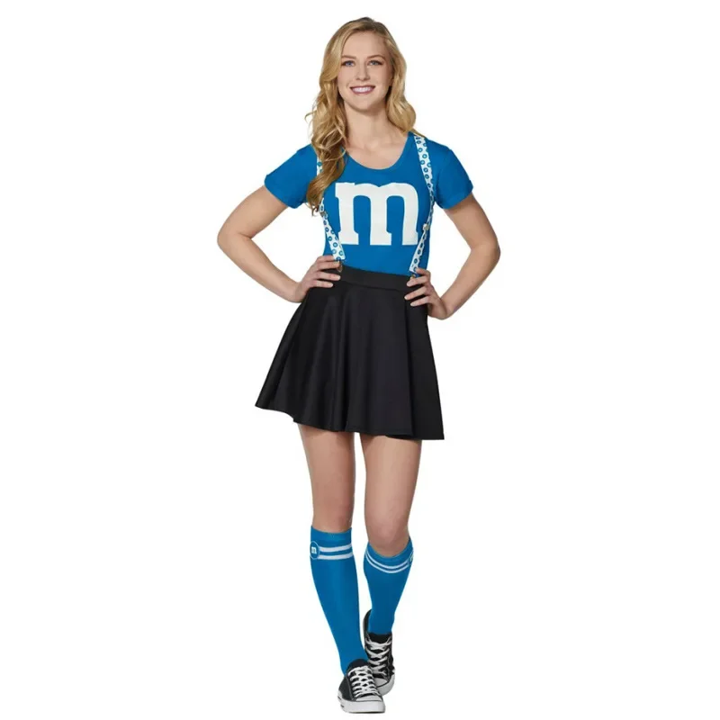 2025 NewWomen Japanese Schoolgirl Cosplay Uniform Girl Sexy Gleeing Cheerleader Costume Set Cheerleading Outfit Halloween Cos AA