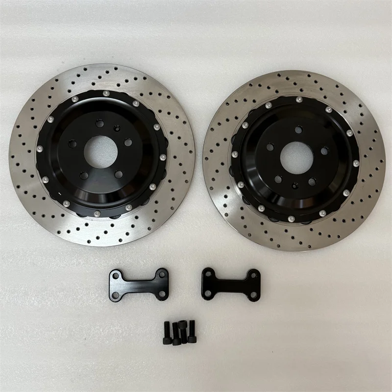 New Forged Rear Large Brake Disc Center Cap Bell Adapter Bracket for Focus RS VW Golf Mk6 Mk7 GTI Audi Ttrs Rs3 Rs4 MINI Abarth