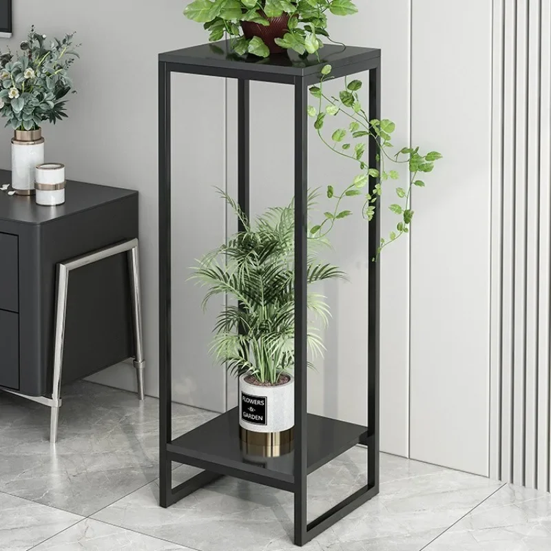 flower shelves, living room floor-to-ceiling wrought iron, succulent shelves, high-end indoor dill placement
