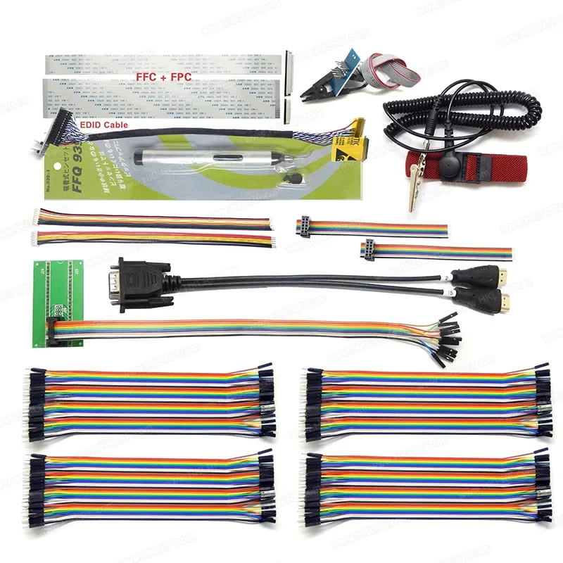 مبرمج RT809H أصلي مع 100 لوحة محول مبرمج EPROM FLASH Universal