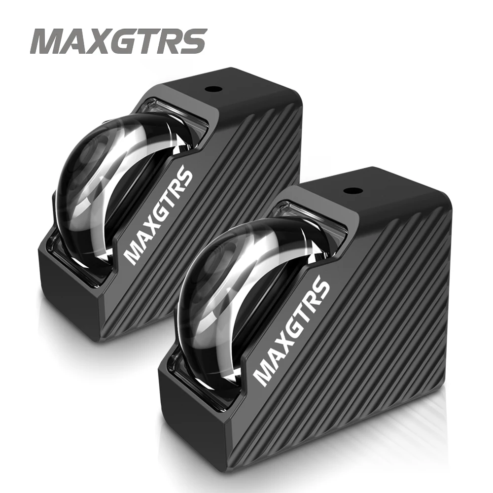 

Car Turning Assist Grille Light Motorcycle Yellow Color Auxiliary Driving Projector Lens Spotlight Direct Beam With Bracket