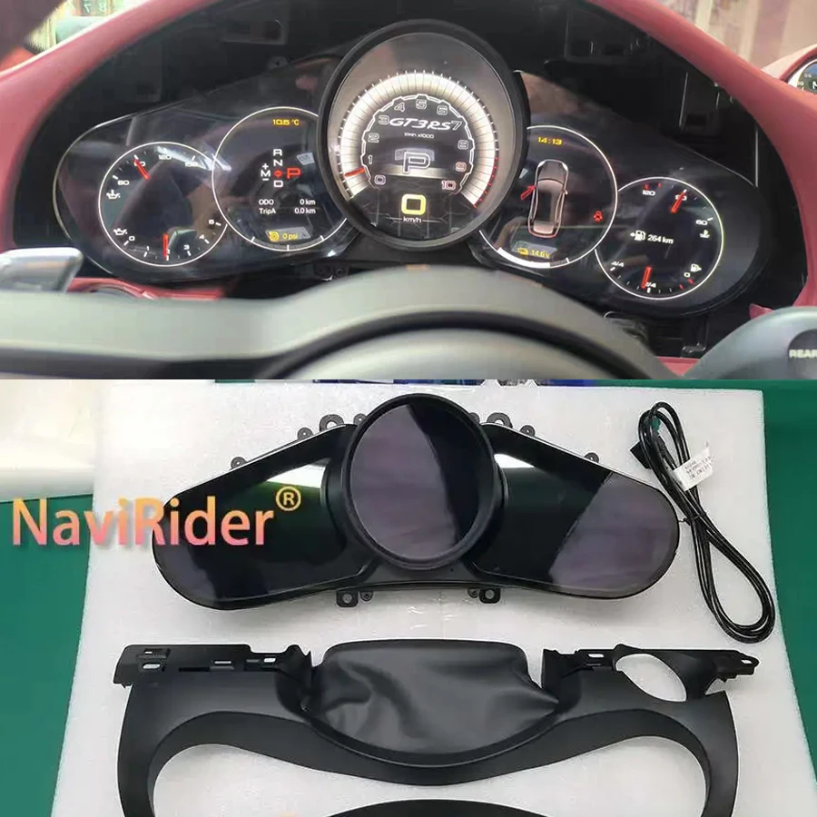 

Автомобильный ЖК-инструмент, кристаллическая панель, виртуальный кабин, спидометр, цифровая приборная панель, кластер Linux, система для Porsche 911 2012-2019