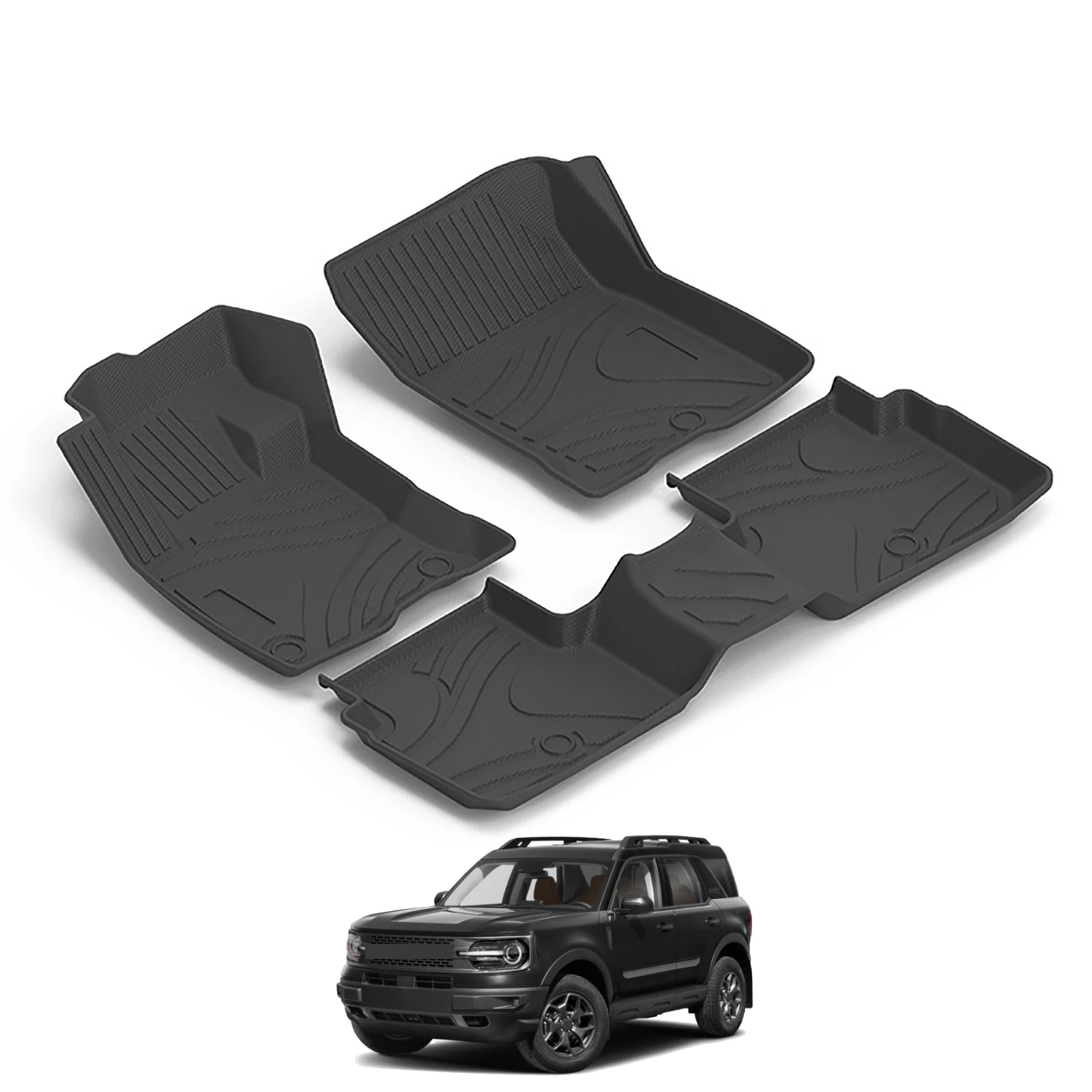 

Trunk Backrest Pad TPE for Ford Bronco Sport 2021-2024 Car Floor Mats