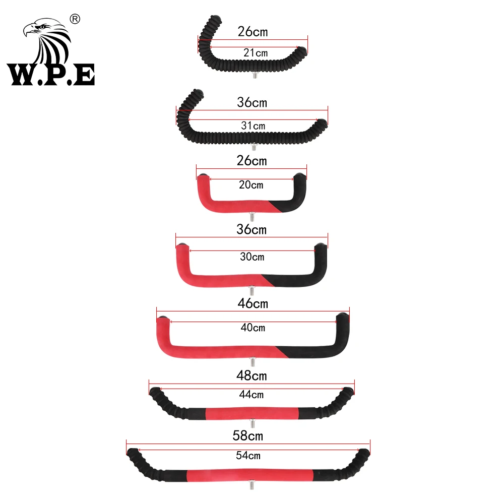 W.P.E المغذية قضيب حامل 26 سنتيمتر/36 سنتيمتر/46 سنتيمتر/50 سنتيمتر/60 سنتيمتر U/V المغذية قرنة حامل حامل إيفا لينة قصبة صيد خشبية معالجة المغذية صيد السمك