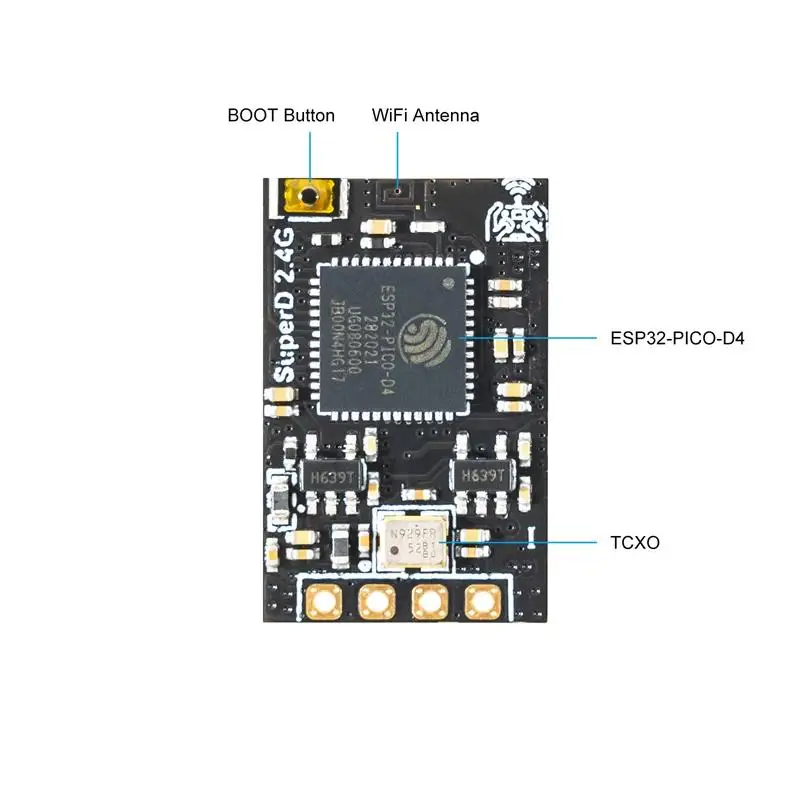 BETAFPV SuperD ELRS 2.4G/915MHz Diversity Receiver Faraway Traveller FPV Drone Long Range Drones DIY Parts