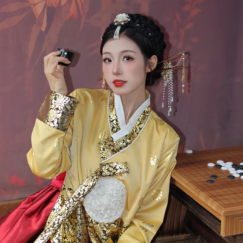 Retro Korean Traditional Headdress Hair Band Stage Performance Hair Accessories Hair Ornaments Classical Hanbok Hair Hoops