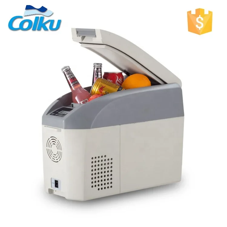 Foshan Colku DC-10F 10L Mini Car Fridge Portable Refrigerator with Compressor