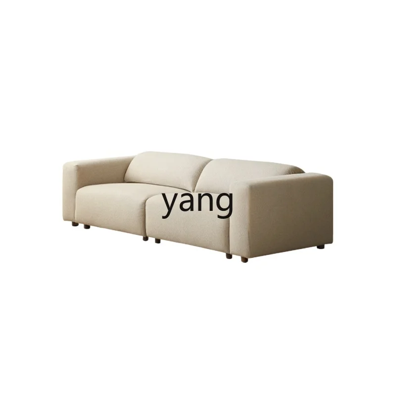 

LTT fabric sofa modern simple living room removable and washable folding high backrest three-person straight row sofa