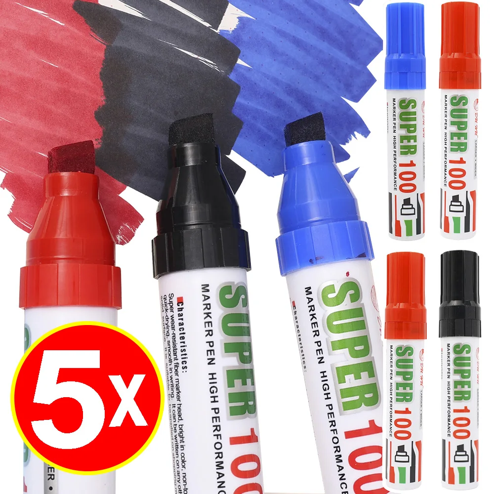 

1-5Pcs Jumbo Marker Pens for Identity Theft Identification Protection Privacy Secret Address Protector Extra Wide Marker Pens