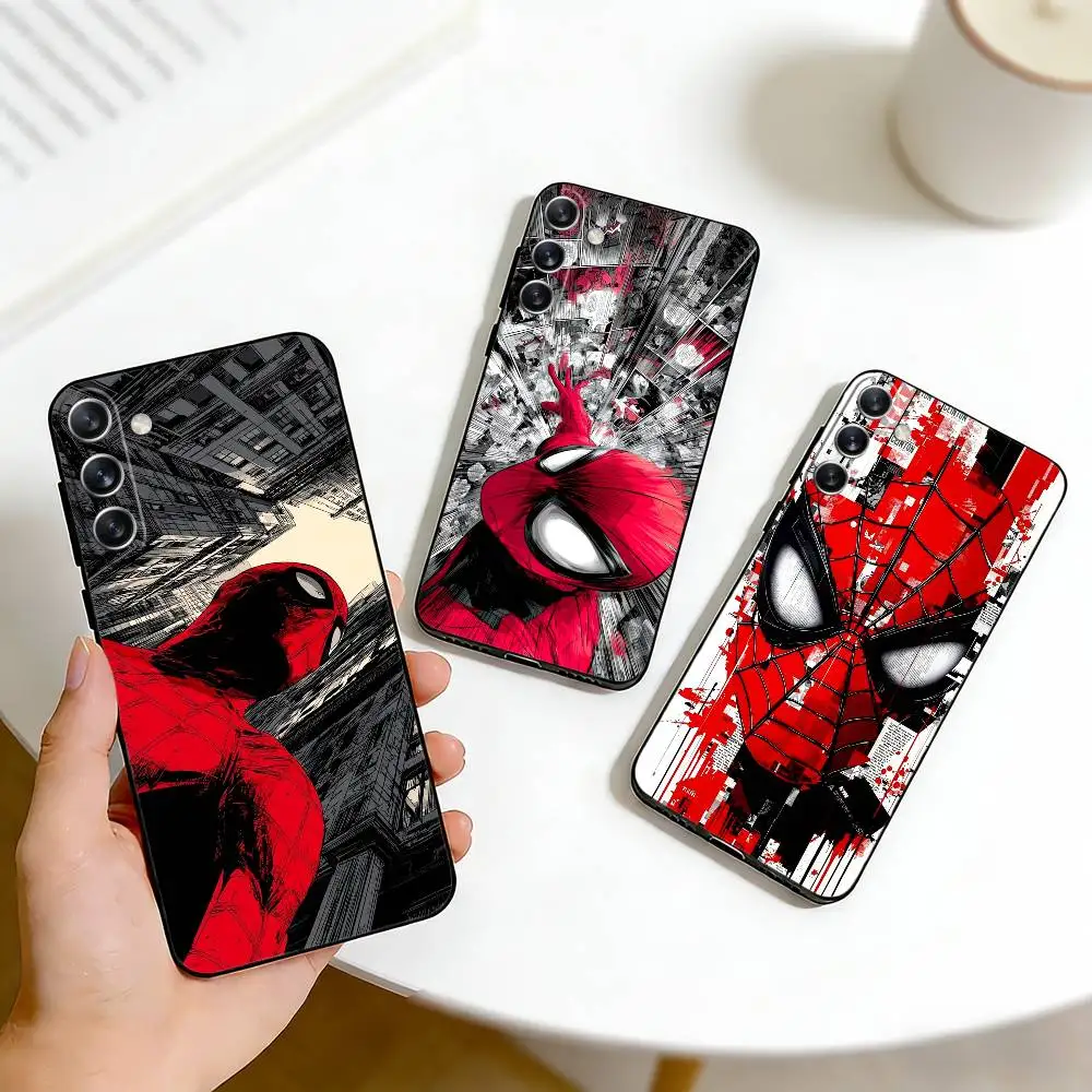 Spider-M Hero    Phone Case For Samsung Galaxy A73,A72,A71,A70,A53,A52,A51,Others Soft Black Cover